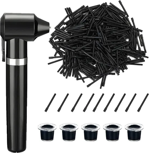 Mezclador de tinta - Mezclador de pigmentos TONBAO con 50 varillas de mezcla de tinta y 50 tapas de tinta, mezclador de tinta eléctrica negra,