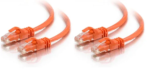 Miniatura 139 de C2G/Cables to Go 27872 Cable de red Ethernet cruzado Cat6 sin blindaje (UTP) sin enganche, amarillo (2,13 metros/7 pies)