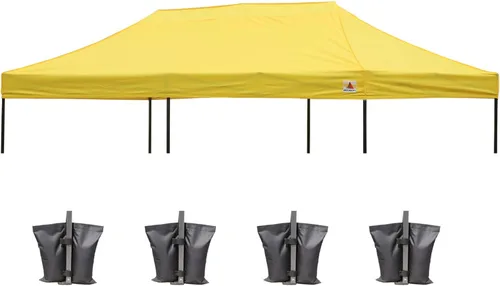 Miniatura 11 de ABCCANOPY - Toldo de repuesto para carpa desplegable (10x10 pies, beige)