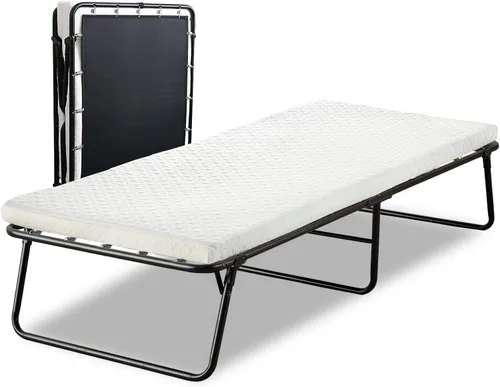 Miniatura 3 de Greaton, Cama plegable de 14 pulgadas con colchón de espuma viscoelástica de lujo de 3 pulgadas, marco de metal fuerte y resistente, cama