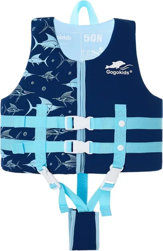 Gogokids Chaleco de natación para niños, flotadores para bebés – Chaleco de flotabilidad para niños y niñas para piscina y playa, para niños de 2 a