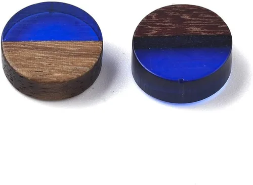 Miniatura 2 de Mega Pet Colgante de resina y madera de nogal para hacer joyas de bricolaje