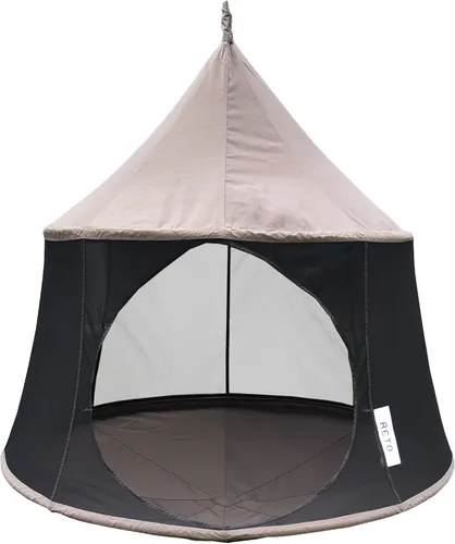 Miniatura 4 de Vivere Cacoon Reto - Cápsula colgante de lona de poliéster para múltiples personas, incluye cuerda para colgar y mosquetón, capacidad de peso de 440