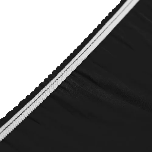 Miniatura 5 de NEWISHER - Funda para mesa redonda ajustable de spandex, mantel elástico con borde elástico negro para mesa de 60 pulgadas, apto para comedor