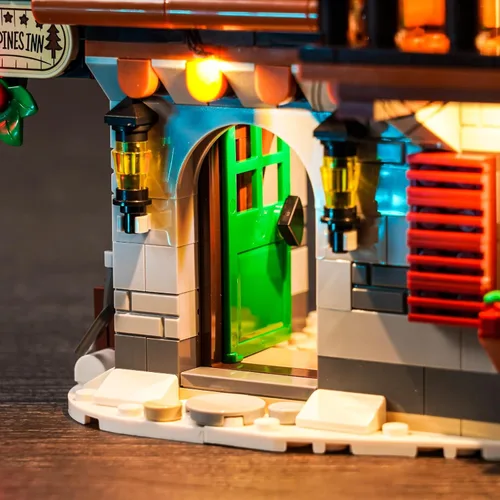 Miniatura 6 de VONADO Kit de luz LED para Lego Alpine Lodge 10325 Christmas Winter Village para adultos (solo luces, sin modelos)