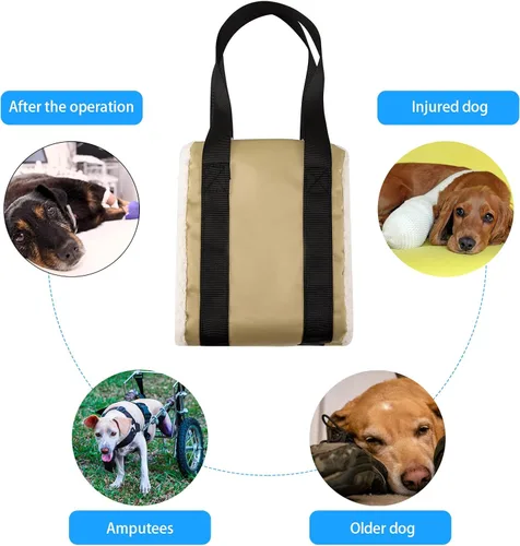 Miniatura 4 de Arnés de elevación para perros grandes, de 30 a 120 libras, arnés de elevación para patas traseras, ayuda a mascotas mayores con movilidad reducida
