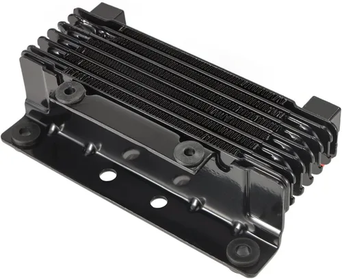 Miniatura 3 de Radiador enfriador de aceite para motocicleta Harley Touring Electra Glide Road Glide Road King Street Glide 2009-2016 Negro