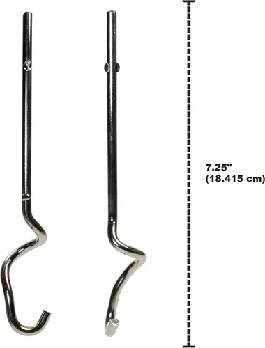 Miniatura 2 de Univen Ganchos de masa de acero inoxidable compatibles con batidoras de mano KitchenAid KHM2DH KHM3 KHM5 KHM7 KHM9 KHM926 KHM7210