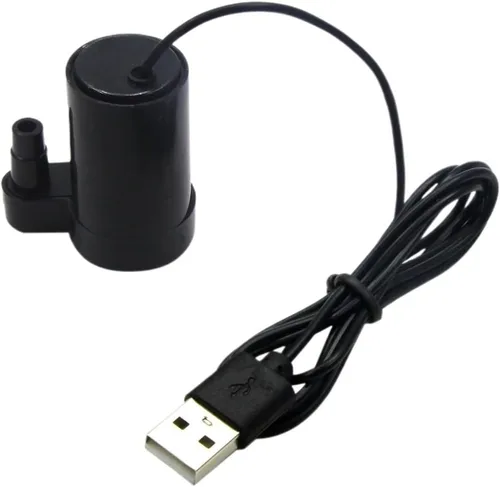 Miniatura 11 de 1pc USB 5V Low Voltage Small Water Pump Submersible Pump Ultra Quiet Usb Hydroponic Vegetable Planting Craft Fountain(Dual use white)