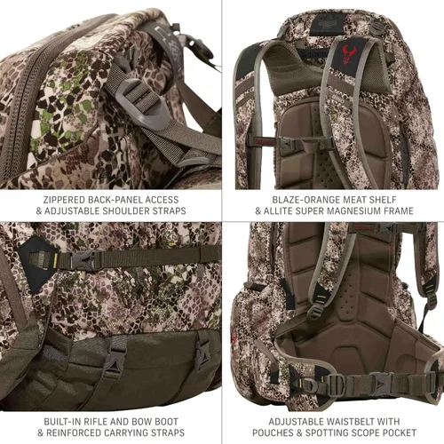Miniatura 4 de Badlands Mochila de caza 2200 con transportador de carne integrado Barro