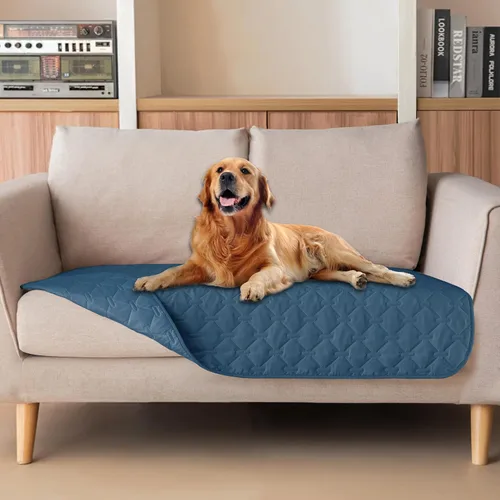 Miniatura 66 de gogobunny Manta 100% Impermeable de Doble Cara para Perros, Cubierta Suave para Cama de Mascotas, Reversible, Protege Muebles, Sillón, Sofá, Coche