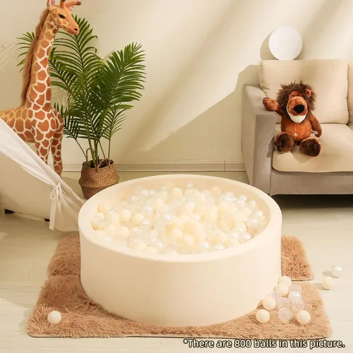 Miniatura 4 de Bolas de pozo de bolas Realhaha 50 100 200 500 Bolas de juego de plástico para bebés, niñas, niños pequeños, tienda de campaña, piscina, sala