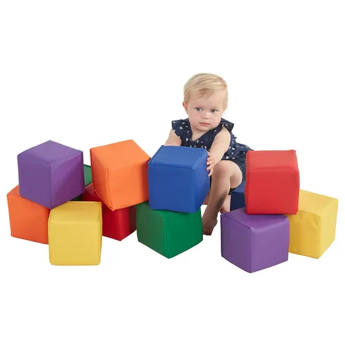 Miniatura 11 de ECR4Kids Softzone - Bloques blandos para niños (12 piezas)