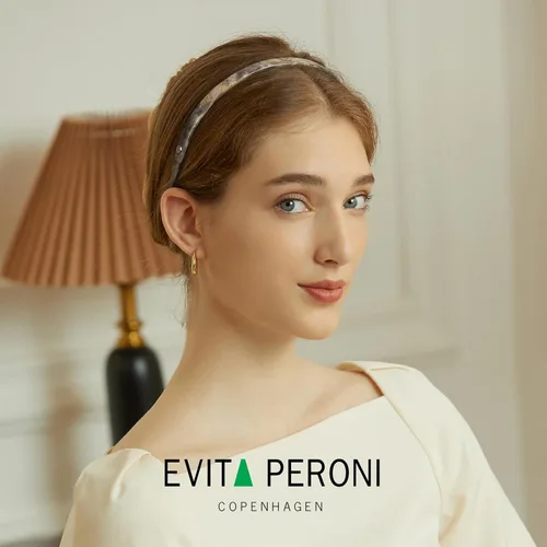 Miniatura 2 de EVITA PERONI Banda para el cabello, diadema de resina de acetato para el cabello de mujer, diseñada para gafas, sin presión, sin dolor de cabeza
