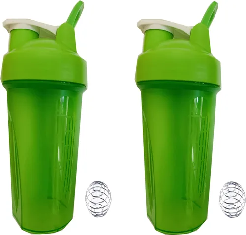 Blender Shaker Bottle para mezcla de proteínas en polvo (sin BPA) - Mejor vaso agitador de 28 onzas con batidor de acero inoxidable, mezclador de