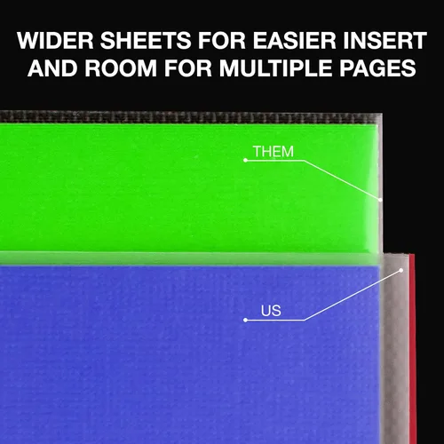 Miniatura 8 de SAMSILL Colored-Edge Sheet Protector Family
