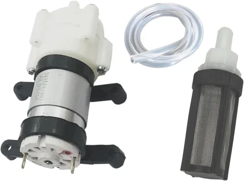 Miniatura 10 de CONQUERALL DC 12V 385 Bomba autocebante de diafragma Accesorios de té resistentes a altas temperaturas para pecera, dispensador de agua