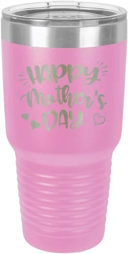 Miniatura 12 de Taza de viaje con texto en inglés "HAPPY MOTHERS DAY 30 oz Drink Tumbler with Straw " grabado con láser con divertidas citas " Compare con Yeti