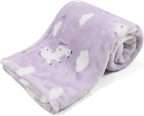 Miniatura 14 de Manta de cereza para niños, 50 x 60 pulgadas, suave y acogedora manta azul a cuadros para niñas y niños pequeños, ideal para decoración del hogar