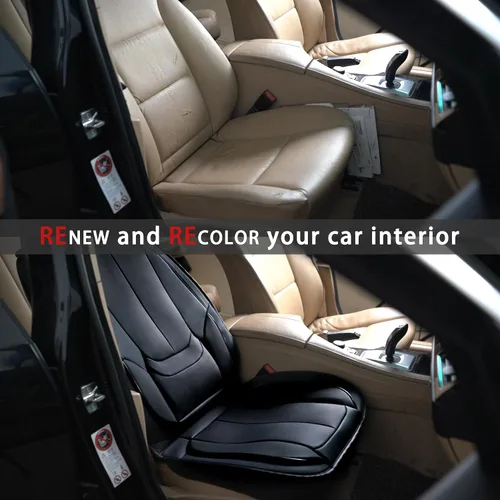 Miniatura 6 de TOMIC Nephele - Juego completo de 5 fundas de asiento de automóvil, de cuero impermeable, universal, para Nissan Honda Civic CRV Hrv Kia Sorento