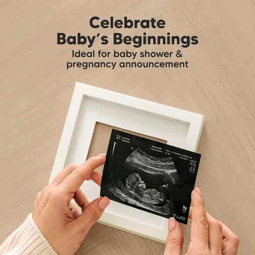 Miniatura 6 de KeaBabies Portarretratos de ecografía para bebé, modernos marcos de fotos de ultrasonido para mamá, regalos de primer embarazo para futura mamá