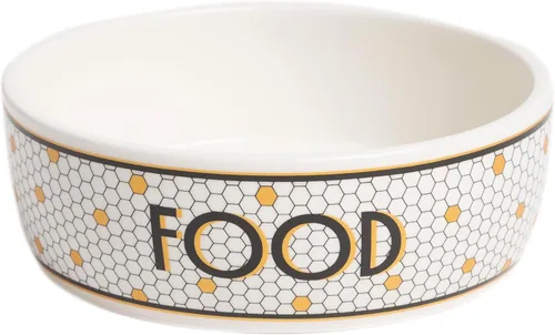 Miniatura 17 de Pearhead Ceramic Bone Appétit - Cuenco para perros, capacidad para 2 tazas, plato de gres para alimentos y agua, comedero para mascotas gris y Tazón