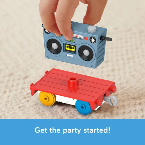 Miniatura 7 de Thomas & Friends Juego de regalo de trenes de juguete Thomas' 7 días de sorpresas, 10 vehículos fundidos a presión con carga para niños a partir