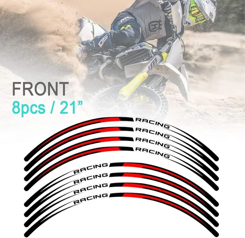 Miniatura 4 de KETABAO MX - Cinta adhesiva para llanta de bicicleta R02, 21, 18 pulgadas, compatible con YZ125X YZ250X YZ250FX YZ450FX (azul)