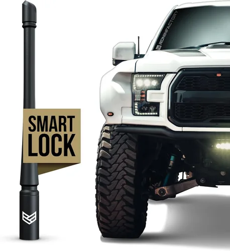 Miniatura 13 de RONIN FACTORY Antena de camión para Ford F150 F250 F350 Super Duty Raptor Bronco (21-23) Lightning Dodge RAM 1500 Accesorios - Antirrobo - Seguro