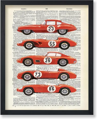 Miniatura 13 de Poster Master Póster de Arte del Diccionario - Impresión Retro de Mujer Soldadora - Arte de Sándwich de Queso a la Parrilla - Regalo para Ella