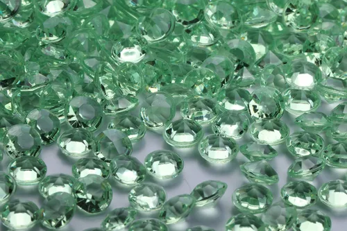 Miniatura 25 de 5000 unidades por paquete de cristales de confeti dispersos para mesa de boda, diamantes acrílicos de 0.236 pulgadas (0.236 in), diamantes