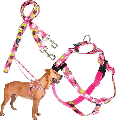 Miniatura 43 de 2 Hounds Design - Arnés para perro (libertad sin tirar), control ajustable, suave y cómodo para pasear perros fácilmente, para perros pequeños, Azul
