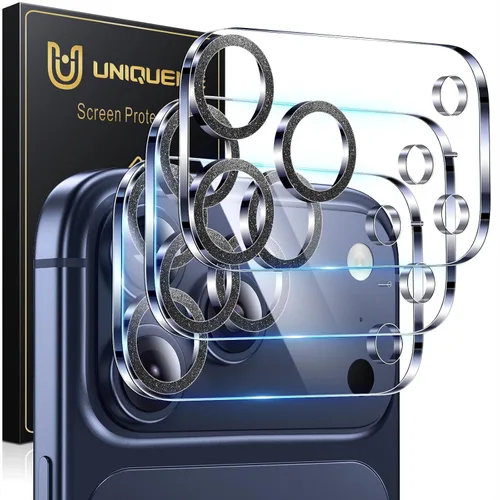Miniatura 43 de UniqueMe para Paquete de 3 Protectores de Lente de Cámara para iPhone 15 Pro/iPhone 15 Pro Max, [Protección contra Caídas] [Compatible con Fundas]