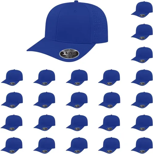 Miniatura 19 de Cap America i8533 Flexfit 110 Gorra Snapback Perforada de Rendimiento de Perfil Medio de 6 Paneles con Protección UV y Snapback Ajustable