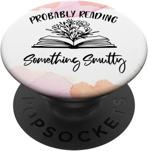Lector de gusano de biblioteca probablemente leyendo algo smutty PopSockets intercambiables PopGrip