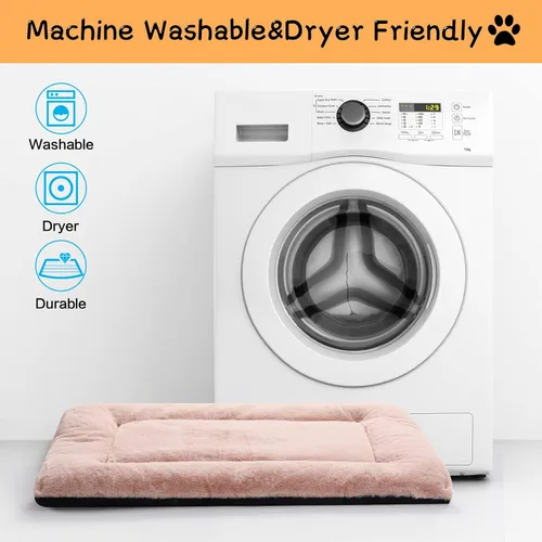 Miniatura 5 de Camas para Perros Almohadilla de Jaula para Perros Grandes Cama de Jaula para Perros Ultra Suave Lavable y Antideslizante Almohadilla de Perrera