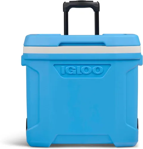 Miniatura 8 de Igloo Enfriadores duros Serie Profile II Baúles de hielo aislados Enfriador de rodillos con ruedas Azul 42-Can