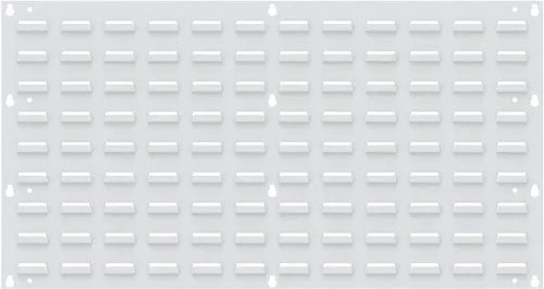 Miniatura 8 de Akro-Mils 30632 - Riel de almacenamiento de acero con listones de acero para almacenamiento de pared resistente para AkroBins, 32 pulgadas de ancho