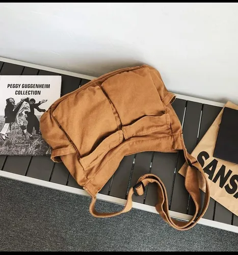 Miniatura 2 de Bolso cruzado bohemio hipster hobo bohemio hippie bolso bandolera bolso de lona bolso estético bolso grande bolso de hadas Grunge bolso