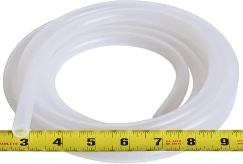 Miniatura 3 de Tubo de silicona pura - 3/8" ID x 1/2" OD - Tubo de manguera de alta temperatura sin torceduras 500F (5 pies)