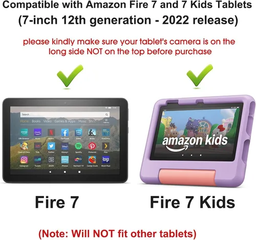 Miniatura 2 de Protector de pantalla de vidrio templado para tablet de 7 pulgadas, paquete de 2 (7 niños)