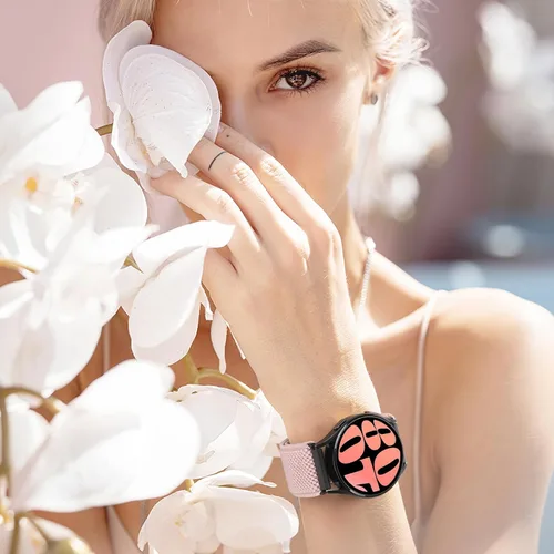 Miniatura 6 de Banda elástica de liberación rápida de 0.787 in compatible con Samsung Galaxy Watch 7 6 5 4 1.575 in 1.732 in/Garmin Vívoactive 6/5/3/3