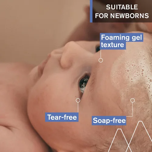 Miniatura 2 de Uriage Baby 1St Champú con Edelweiss orgánico, deja el cabello suave y flexible, respeta el equilibrio del cuero cabelludo del bebé, sin lágrimas