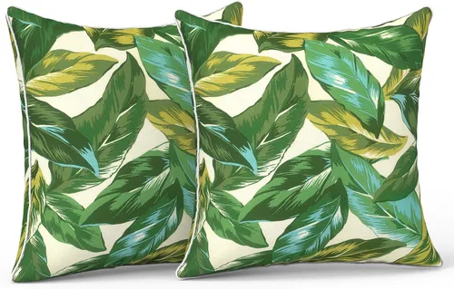 Miniatura 117 de LVTXIII Juego de 2 almohadas lumbares para patio, 12 x 20 pulgadas, resistentes a la decoloración, para exteriores con interiores, cojines lumbares