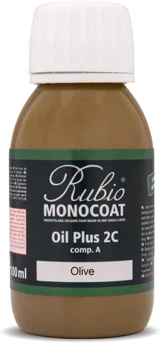 Miniatura 132 de Rubio Monocoat Muestra de Acabado de Aceite para Madera - Puro Aceite Plus Parte A Aceite de Linaza de Secado Rápido y Ecológico para Uso Pure