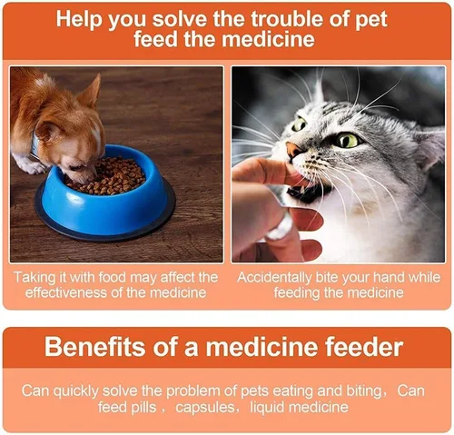 Miniatura 2 de Pastilleros para Perros, pastilleros para Gatos. Dispensador de pastillas para Perros. Dispensador de píldoras para Gatos. Aplicador de pastillas