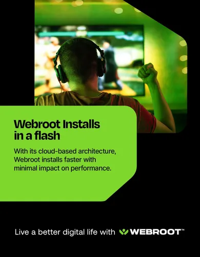 Miniatura 3 de Webroot Antivirus for PC Gamers 2026 1 Device 1 Year Download + System Performance Optimizer
