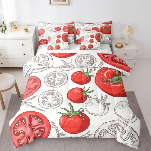 Miniatura 24 de Erosebridal Juego de edredón de tamaño individual para niños, cama de fútbol de 7 piezas en una bolsa, sábanas y fundas de almohada, juego de ropa