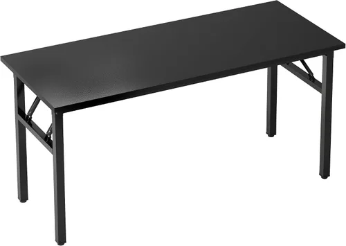 Miniatura 8 de Escritorio pequeño de 31.5 pulgadas para computadora de escritorio pequeño para espacio pequeño, mesa plegable pequeña, escritorio compacto