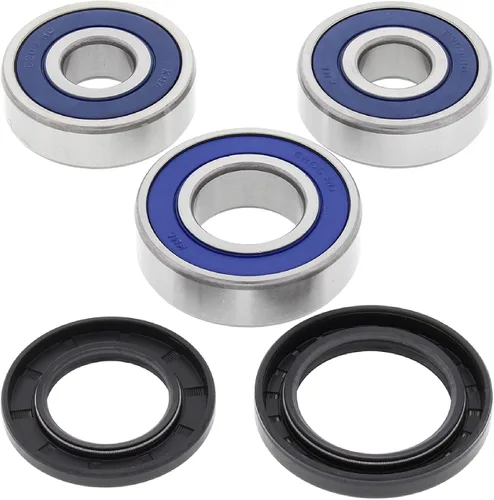 All Balls Racing 25-1280 Kit de rodamientos de rueda trasera compatible con/repuesto para Kawasaki EN 450 A 454 LTD 1985-1990, KZ 400 S 1975-1977,